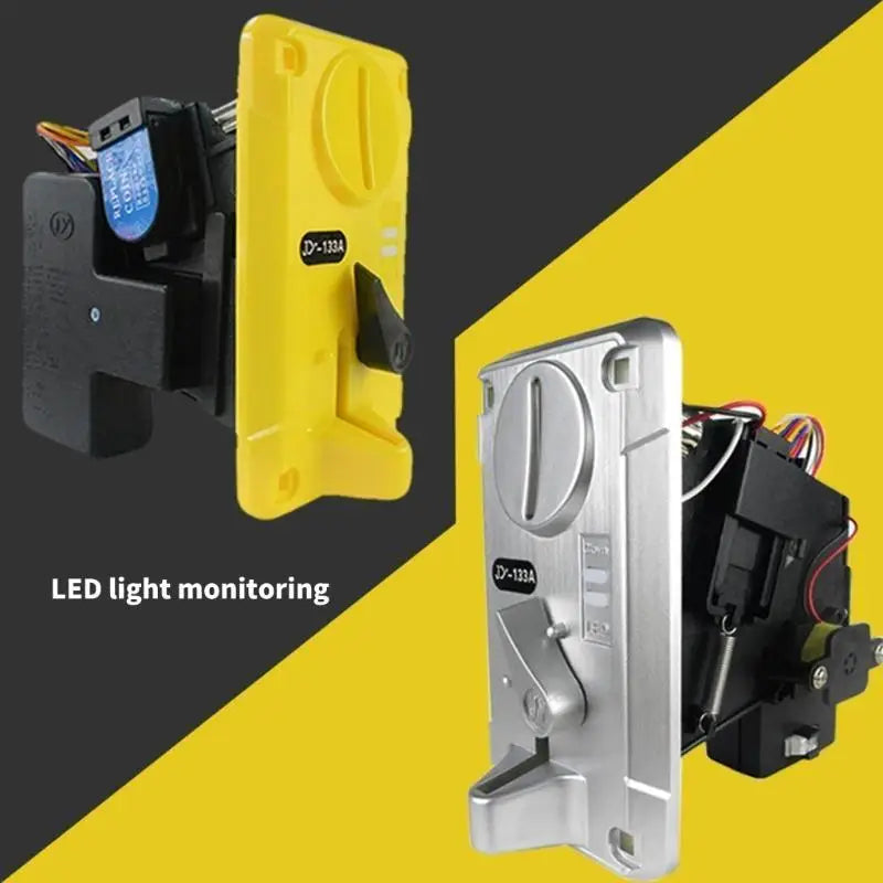 652F Comparable Roll Down Electronic Coin Selector with LED & Wire Zpaxo