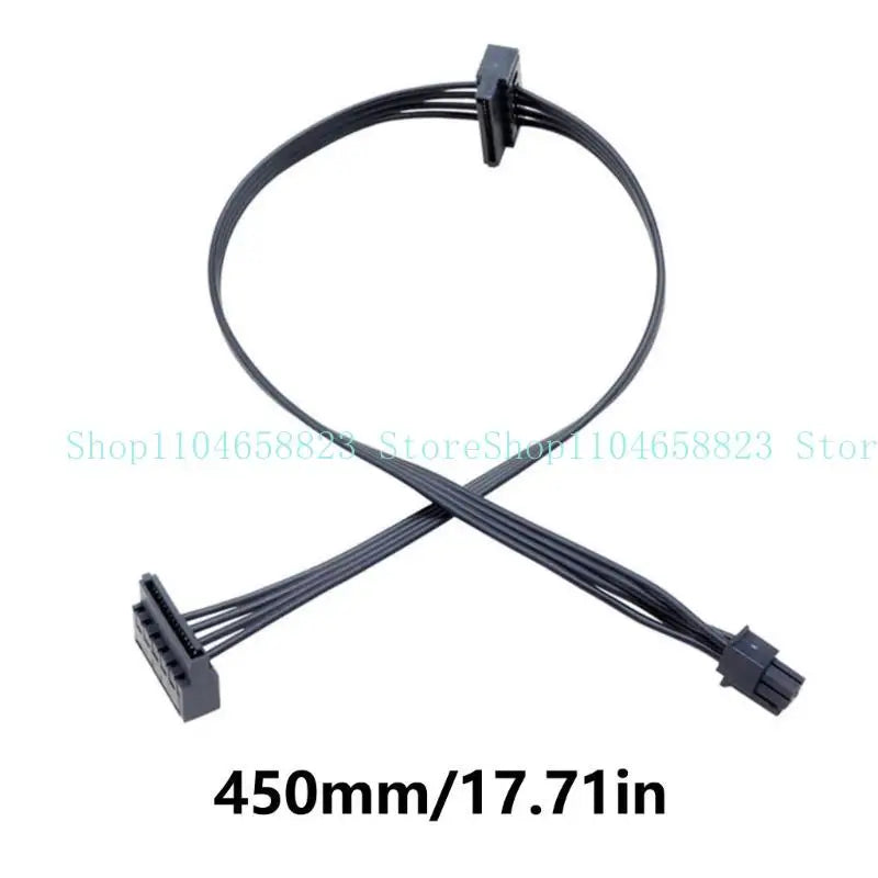 652F Mini 4Pin Min6Pin Double 15Pin Hard Drive Power Cable Serial Zpaxo