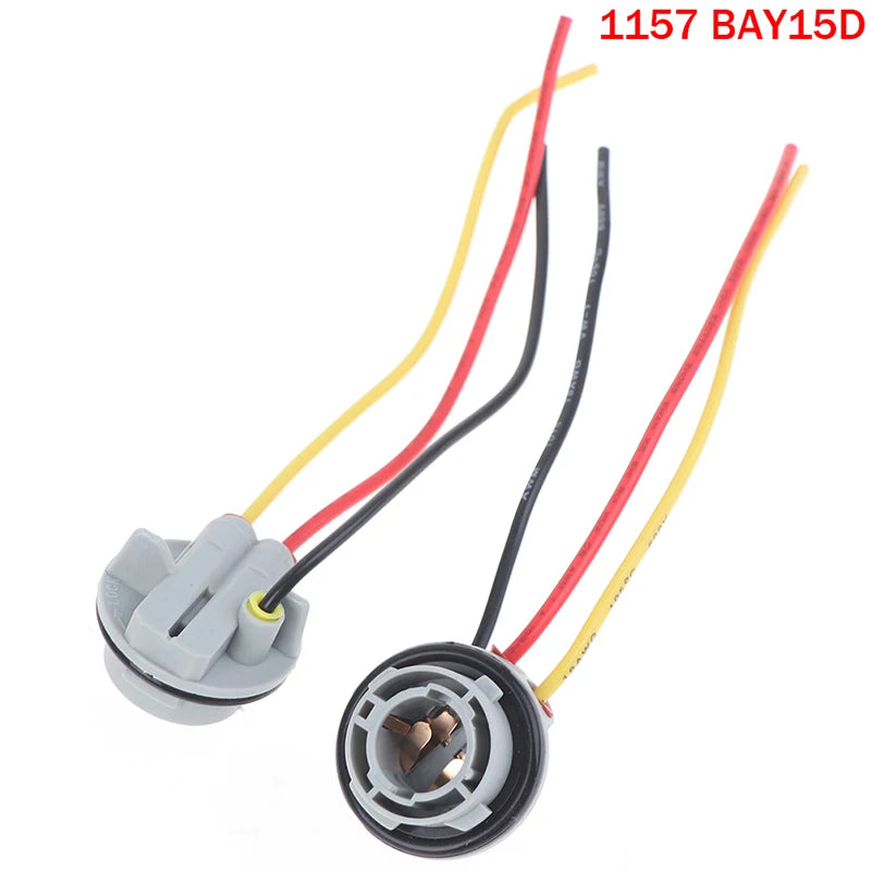1156 1157 Bulb Socket BA15S BAY15D Lamp Holder P21 5W Adapter Base Zpaxo 1157 BAY15D