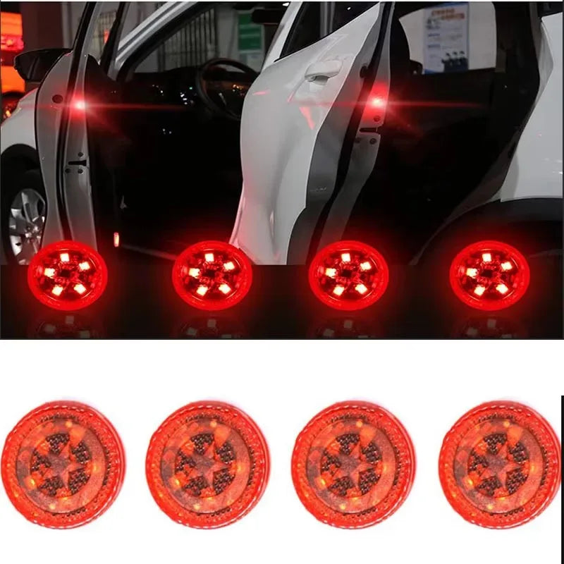 LED Car Door Warning Strobe Lights – Magnetic Sensor | 1/2/4pcs
