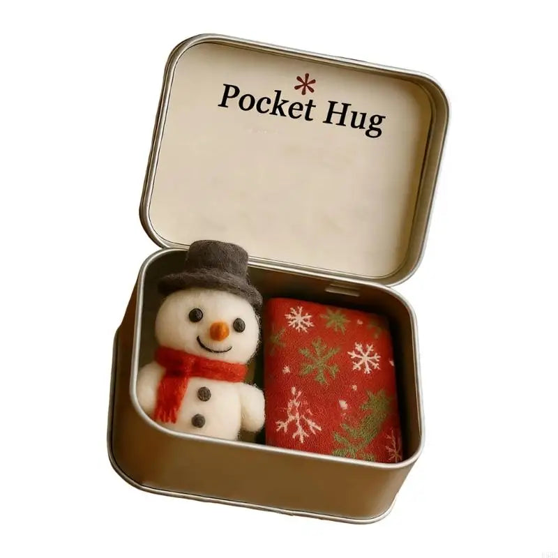 Cloth Christmas Hug Ornament Family Celebration Friendly Holiday