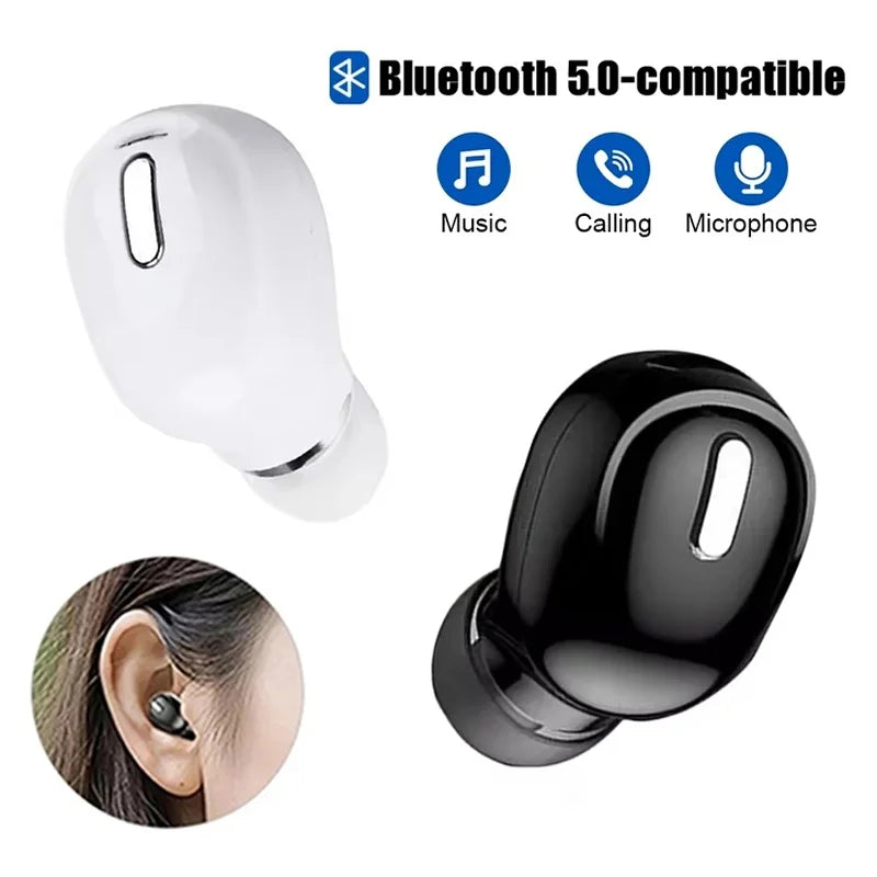 Mini Wireless Earphones Sport Headset HD Microphone Handsfree Call