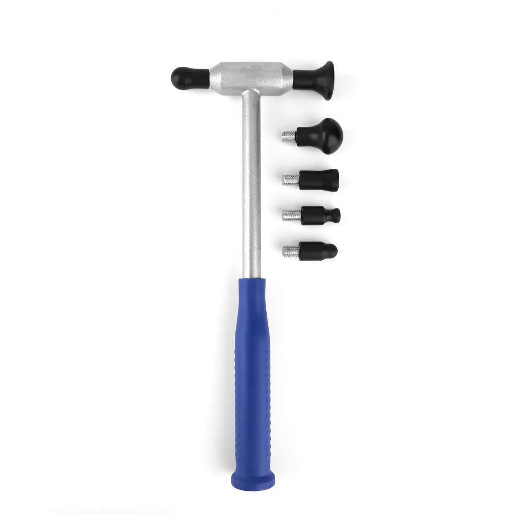 6 Replacement Heads Dents Remover Tool Auto Body Vehicle Damage Fix Zpaxo Blue