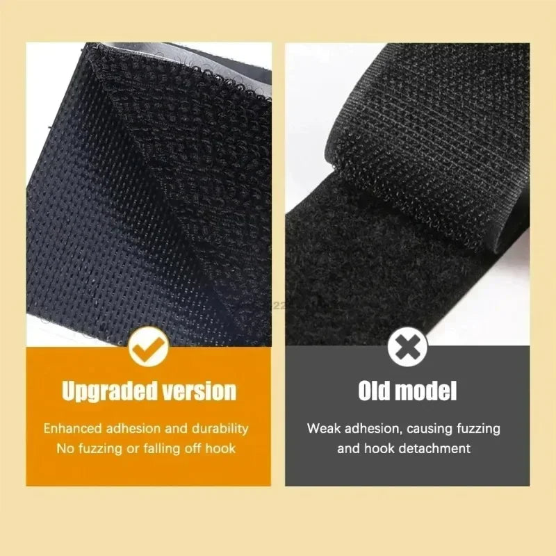 Tape Super Strong Adhesive Strap Scratch Sticker Strip Attaches Cable Organizer DIY Carpet Fasteners Auto Zpaxo