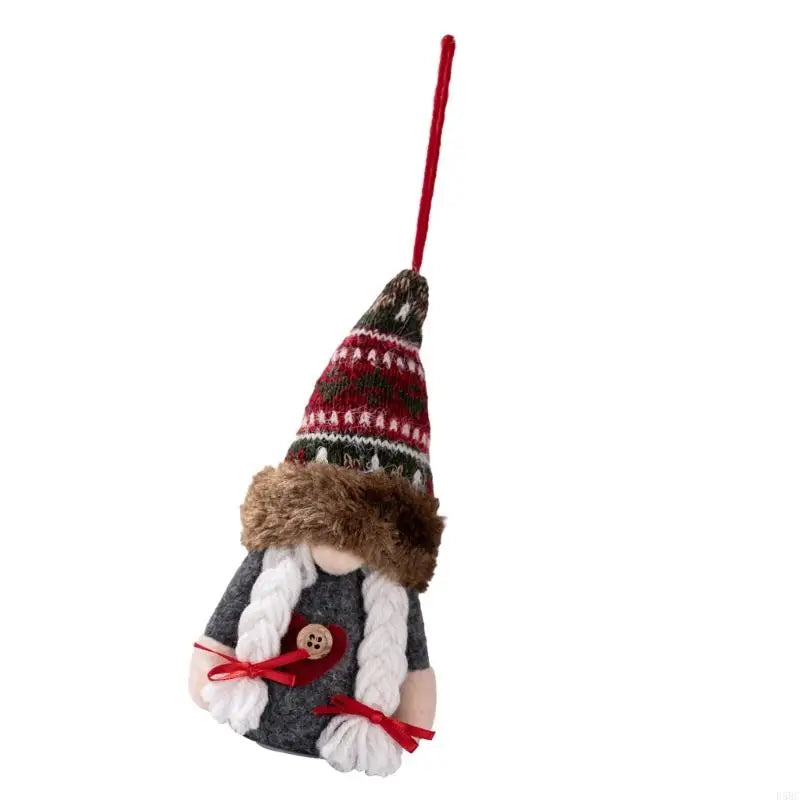 Illuminated Plush Dwarf Stuffed Doll Christmas Tree Ornament Kids