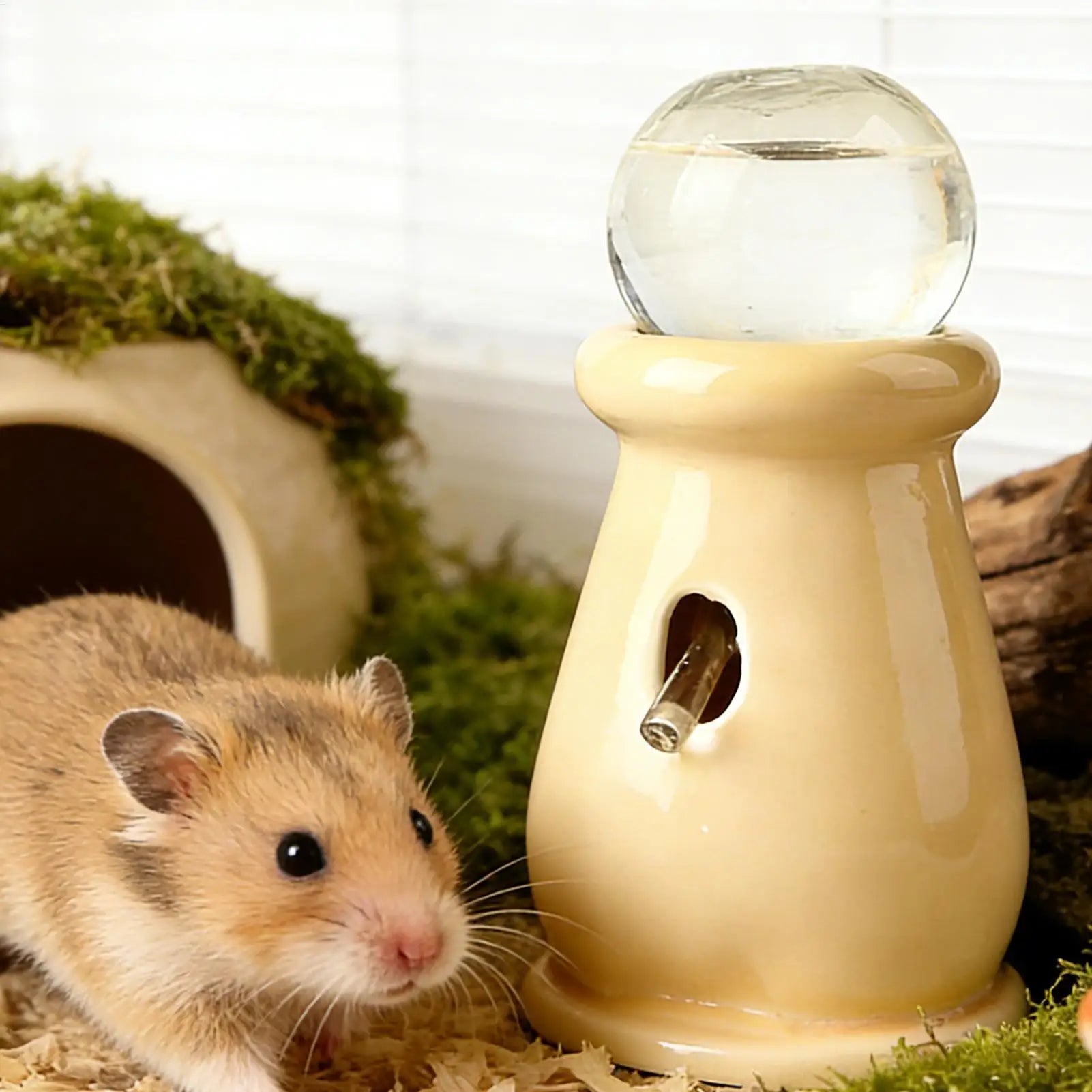 Chinchilla Water Bottle Automatic Leakproof No Drip Dispenser Small
