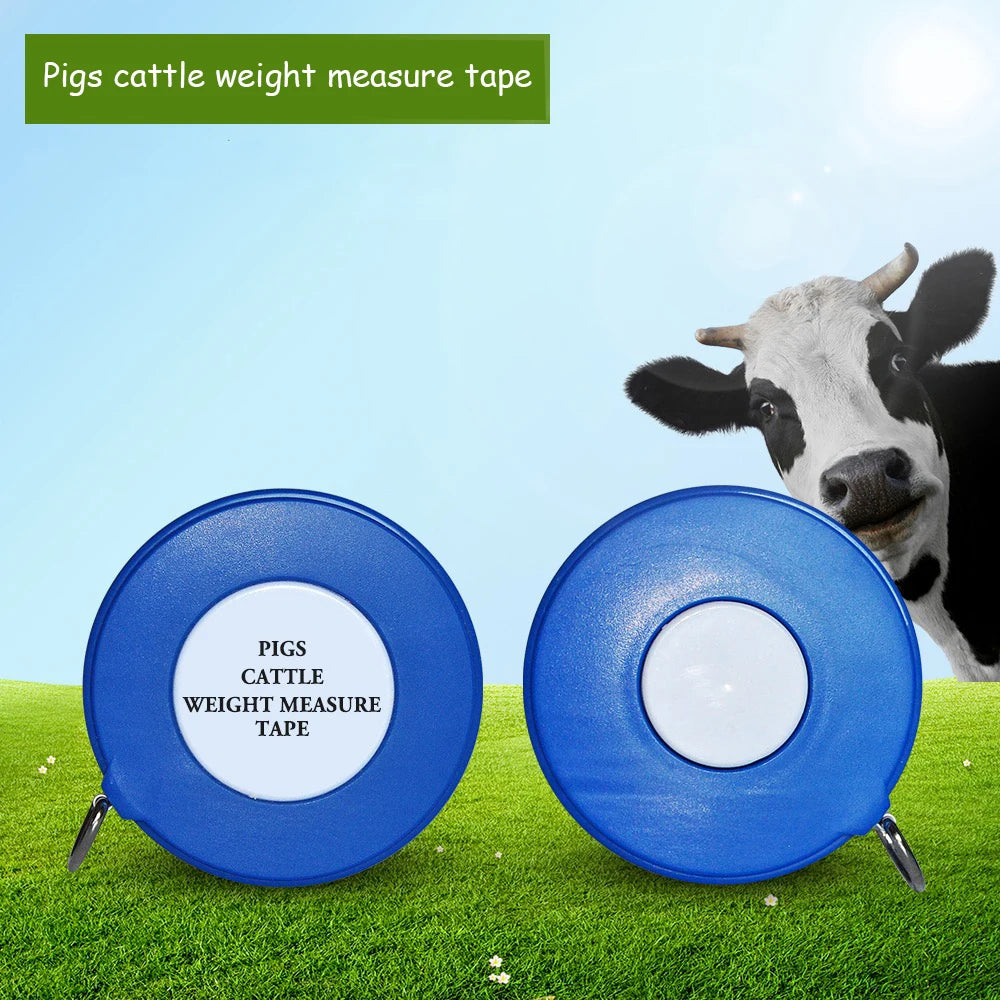 Animal Cattle Goat Pig Body Weight Measure Tape Farm Cow Vet Tools