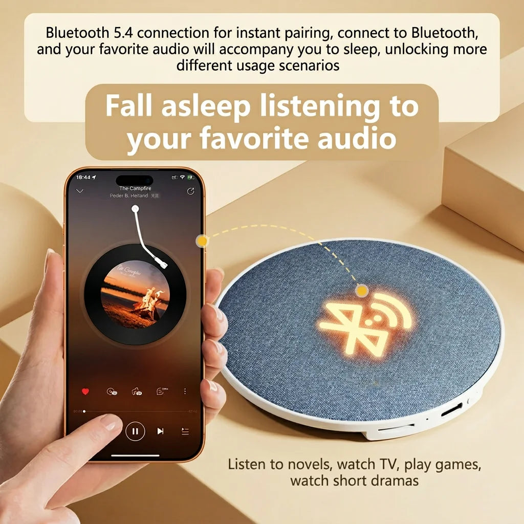 2026 Wireless Pillow Speaker Sleep Aid Surround Sound Bluetooth 5 4