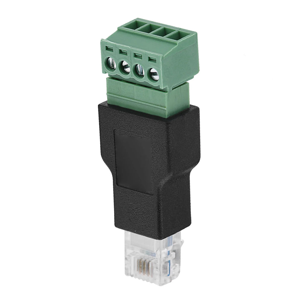 Ethernet Connector RJ11 6P4C Male 4 Pin Screw Terminal