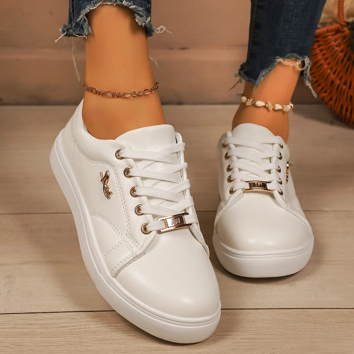 Women Sneakers Trend Soft Sole Walking Sneakers Spring Autumn Fashion Breathable Shoes Woman Comfortable Casual Sneakers Women Zpaxo