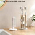 CM1pcs Rotating Toothbrush Holder Bathroom Desktop Storage Rack