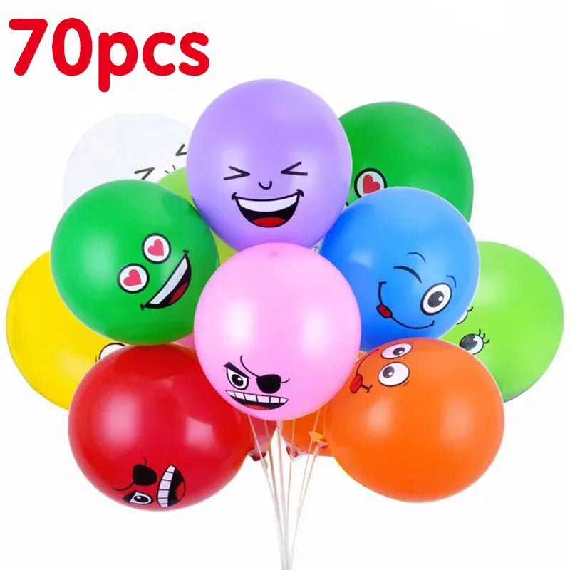 12" Smiley Face Latex Balloons | Birthday & Baby Shower Decor