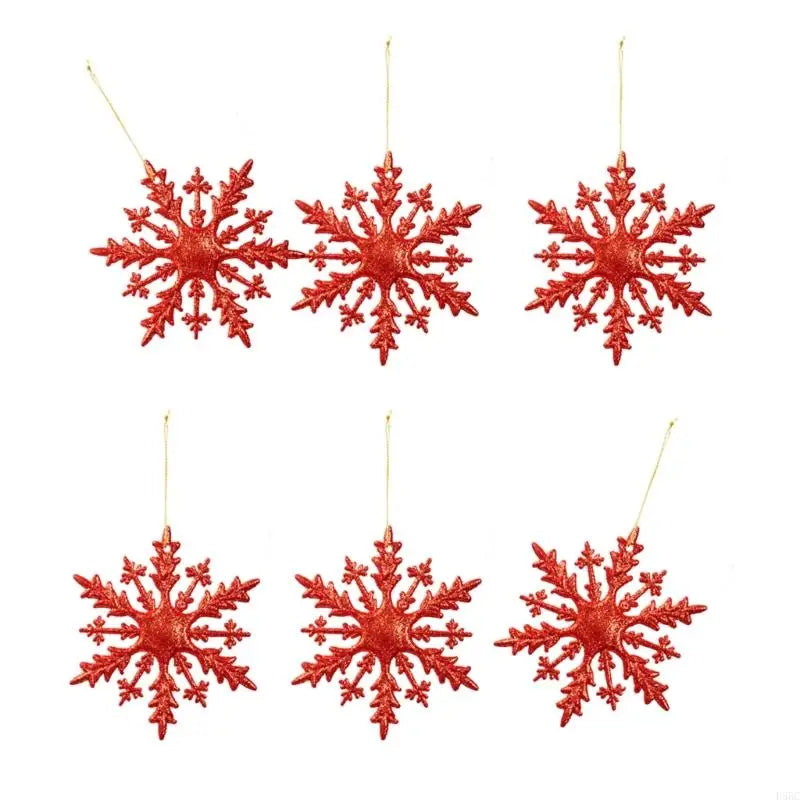 6 Dynamic Christmas Ornamentation Permanent PVC Suspended Decorations