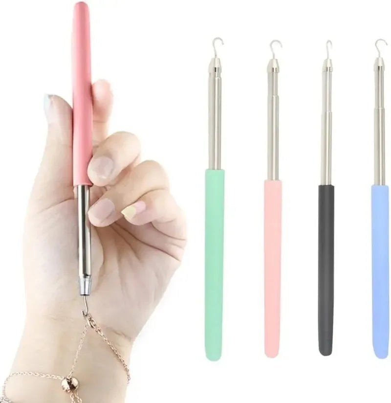 Jewelry Bracelet Necklace Clasp Hook Fastener – One-Hand Aid Tool Jewelry Wearing Aid Zpaxo
