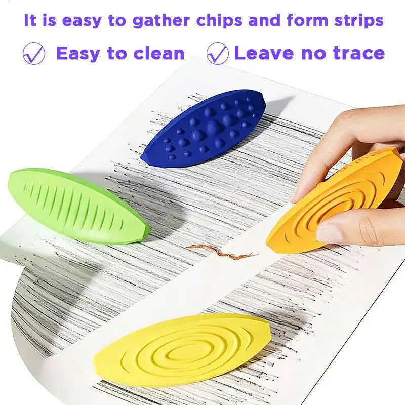 Worry Stones 4-Piece Textured Calming Toys Textured Fidgets Sensory Toys For Boys Girls Women Students Home Office Classroom Zpaxo