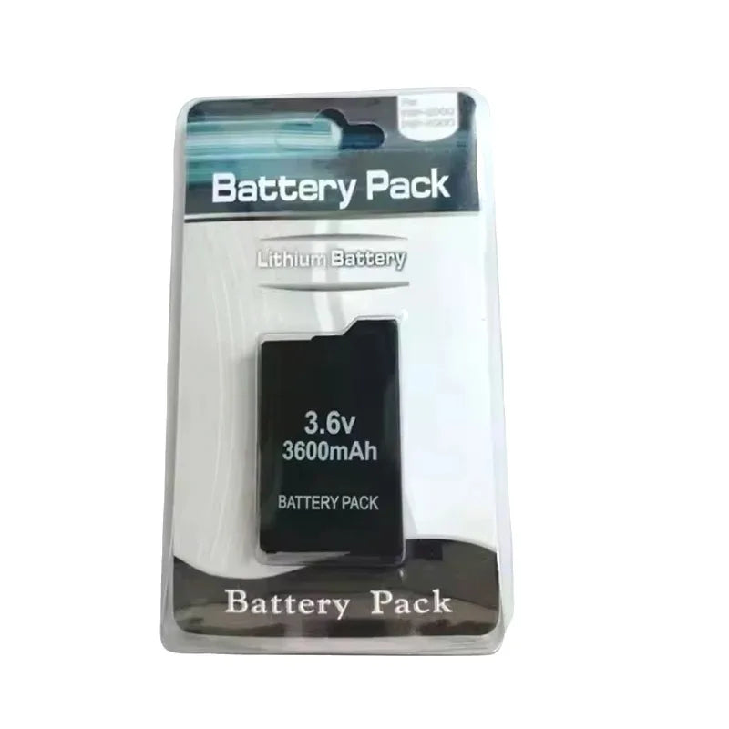 3.6V 3600mAh Built-in Battery for Sony PS Lite PSP 2th PSP-2000 PSP-3000 PSP-3004 Gaming Consoles Rechargeable Host Batteries Zpaxo 1pcs 3600mAh