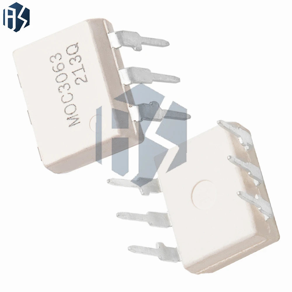 MOC3063 Optocoupler IC Chip DIP-6 Through-hole Electronics Projects Zpaxo