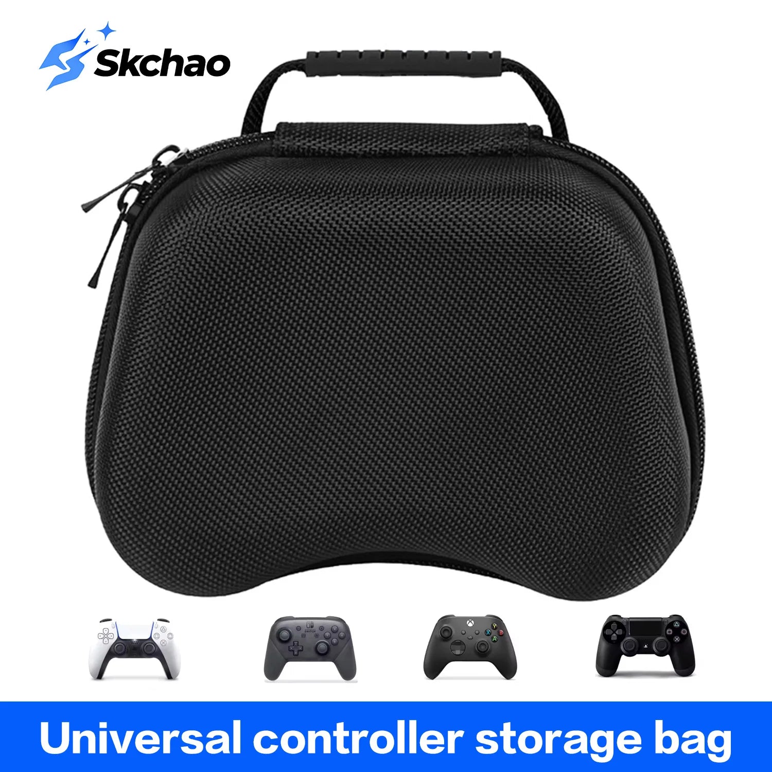 Universal EVA Protect Case for PS5 Gamepad Travel Carry Portable Bag for Xbox One Controller Compatible with Switch Pro/PS4 Zpaxo
