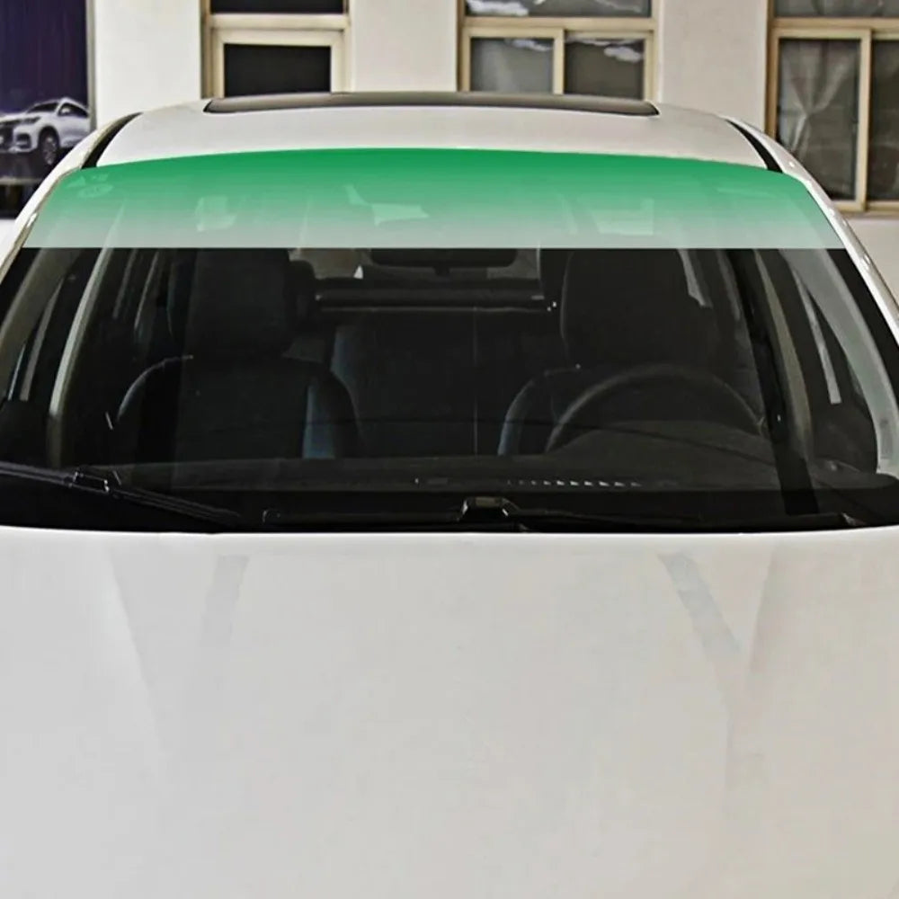 20x150cm Car Window Sun Visor Strip Gradient Colorful Heat Insulation Zpaxo