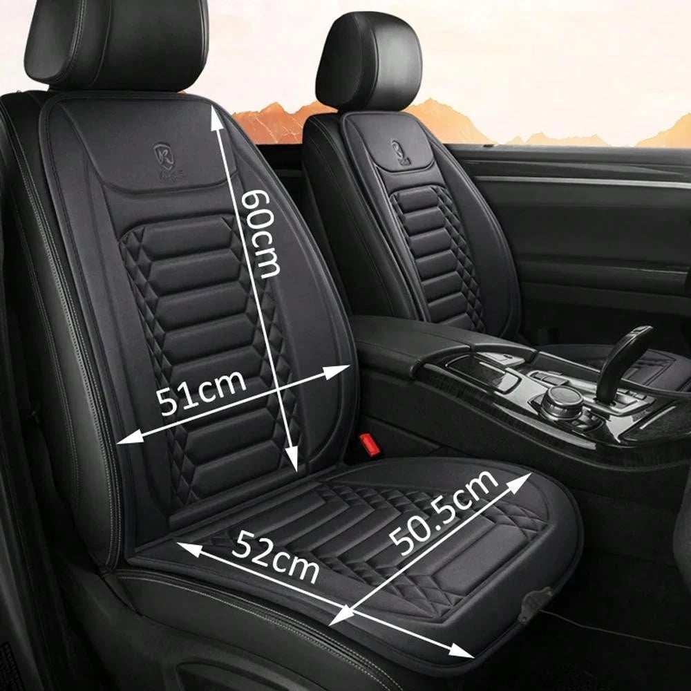 12V Heated Car Seat Cover Heating Pad Fast Car Seat Heater Flannel Heated Cars Seat Protector Seat Heating Cover Car Accessories Zpaxo