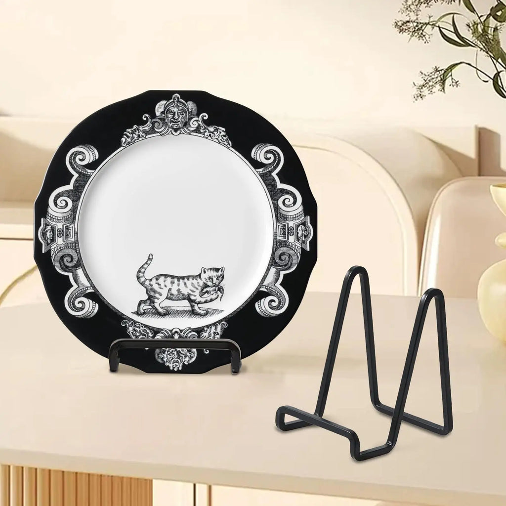 Plate Stands Display Holder Easel Frame Photo Record Book Bowl
