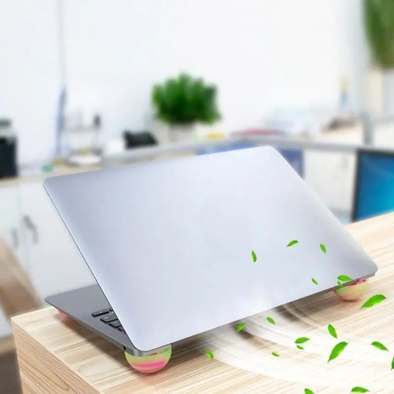 652F Detachable Laptop Cooling Feet Stand Silicone Anti Slip Base Zpaxo