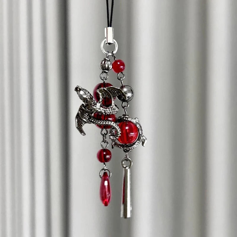 Fashion Lucky Beaded Rabbit Phone Chain Lanyard Creative Mobile