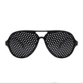 Pinhole Glasses – Vision Focus Training | Unisex Black Frames