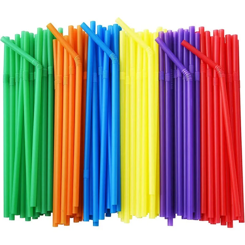 100pcs Straws Big Milkshake Straws Smoothie Straws Beverage Thick Straw For Boba Tea Milkshake Bar Accessories Zpaxo