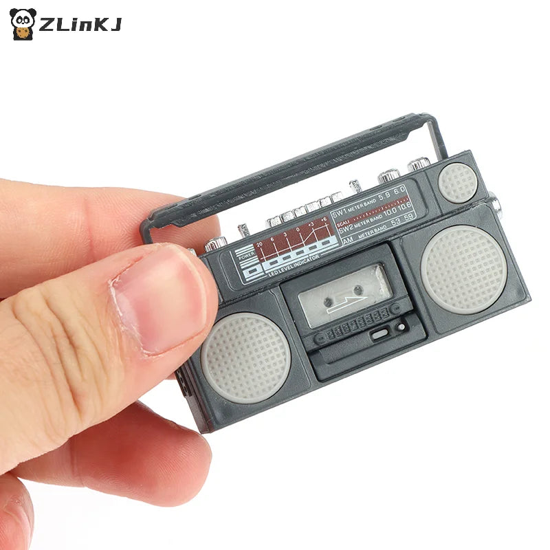 ▶1Pc 1:12 Dollhouse Miniature Radio Model Zpaxo