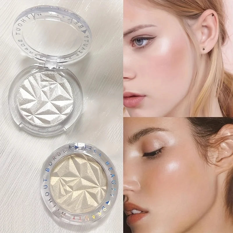 Brightening Glitter Highlighter Powder Face Shimmer Long Lasting Zpaxo
