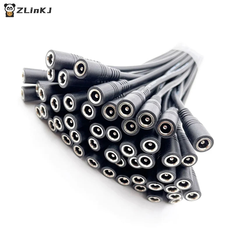 5 5x2 1 Plug DC Male Female Cable Wire Connector 3528 5050 LED Strip Zpaxo