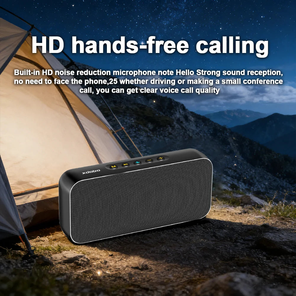 XDOBO LUXE Bluetooth Speaker Wireless 60W Power Subwoofer Deep Bass Zpaxo