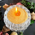 50G Colorful Pearl Candle Set and 5PCS Candle Wicks- Sand Wax, Pearl Candle Wax, for Candle Making, Wedding, Party Handcraft Zpaxo yellow 50g 5pcs wick