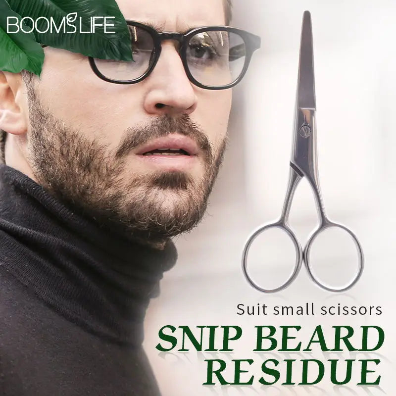 Boar Bristle Beard Brush for Men Beard Grooming Kit with Scissor Wooden Mustache Comb Beard Growth Beard Kit Barba Accesorios Zpaxo
