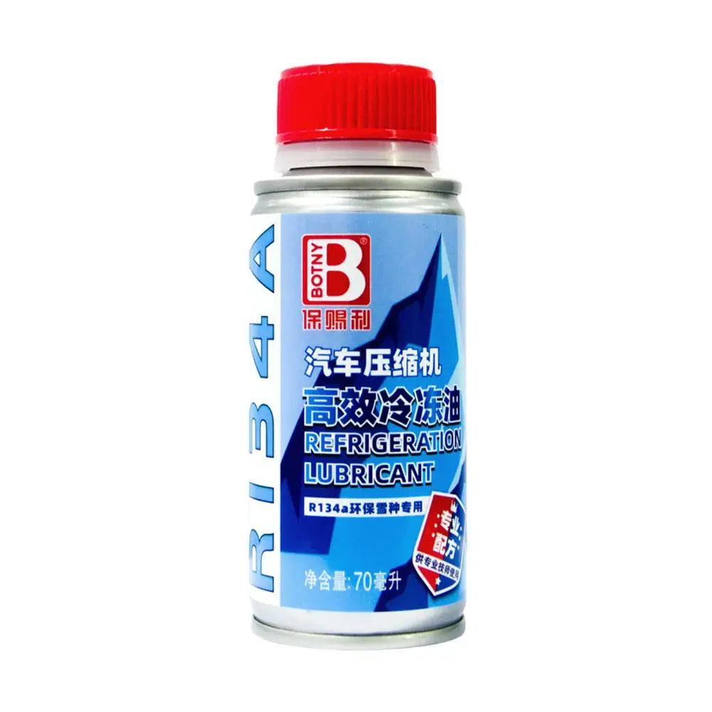 New 1/2/3/5PCS 70ML R134a Car AC Compressor Lubricant Oil Improve Cooling Efficiency Reduce Noise Protect Air Conditioning Parts Zpaxo 1 PC