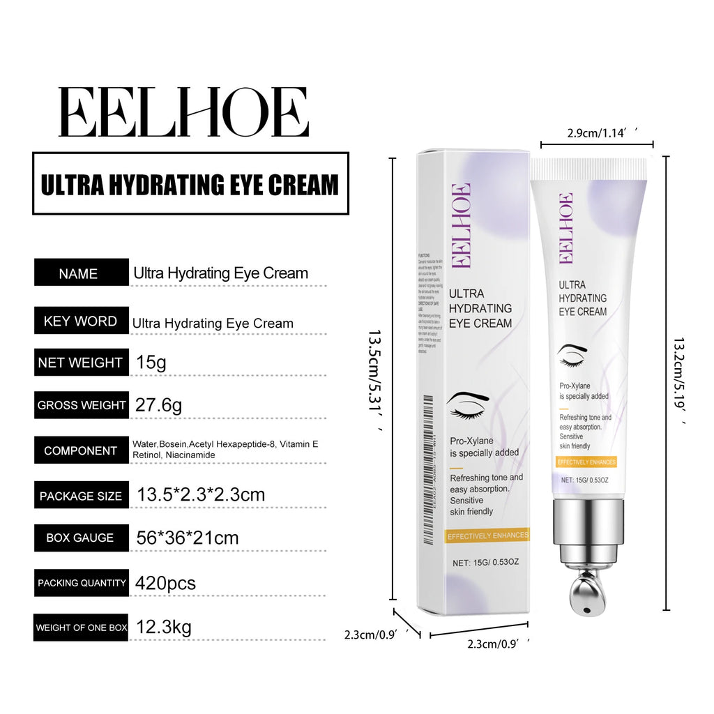 EELHOE Ultra Hydrating Eye Cream – Dark Circles & Wrinkles Eye Cream Zpaxo