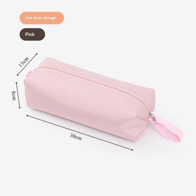 Hair Dryer Travel Storage Bag – Fits Dyson & Styling Tools Hair Tool Travel Bag Zpaxo Pink A