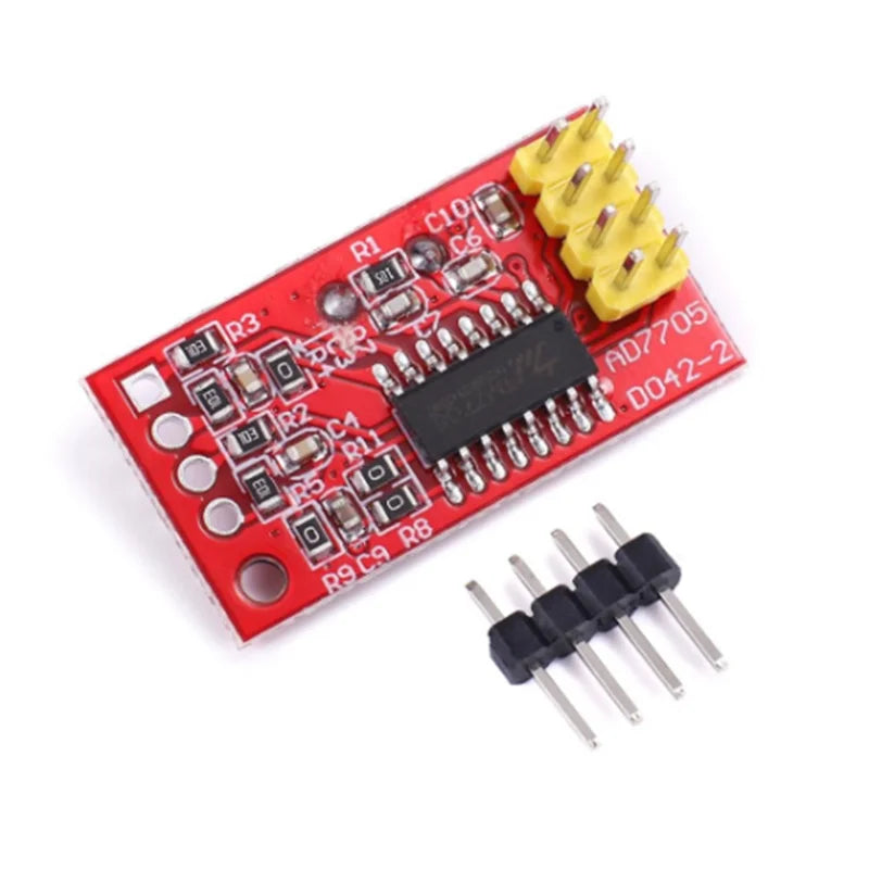 AD7705 Dual 16 Bit ADC Data Acquisition Module Input Gain Zpaxo