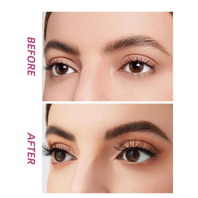 1PC Dye Eyebrow Gel, Semi-Permanent Long Lasting Brown Eyebrow Tattoo Tint Sweatproof Film Forming Tearing Off Eyebrow Cream Zpaxo