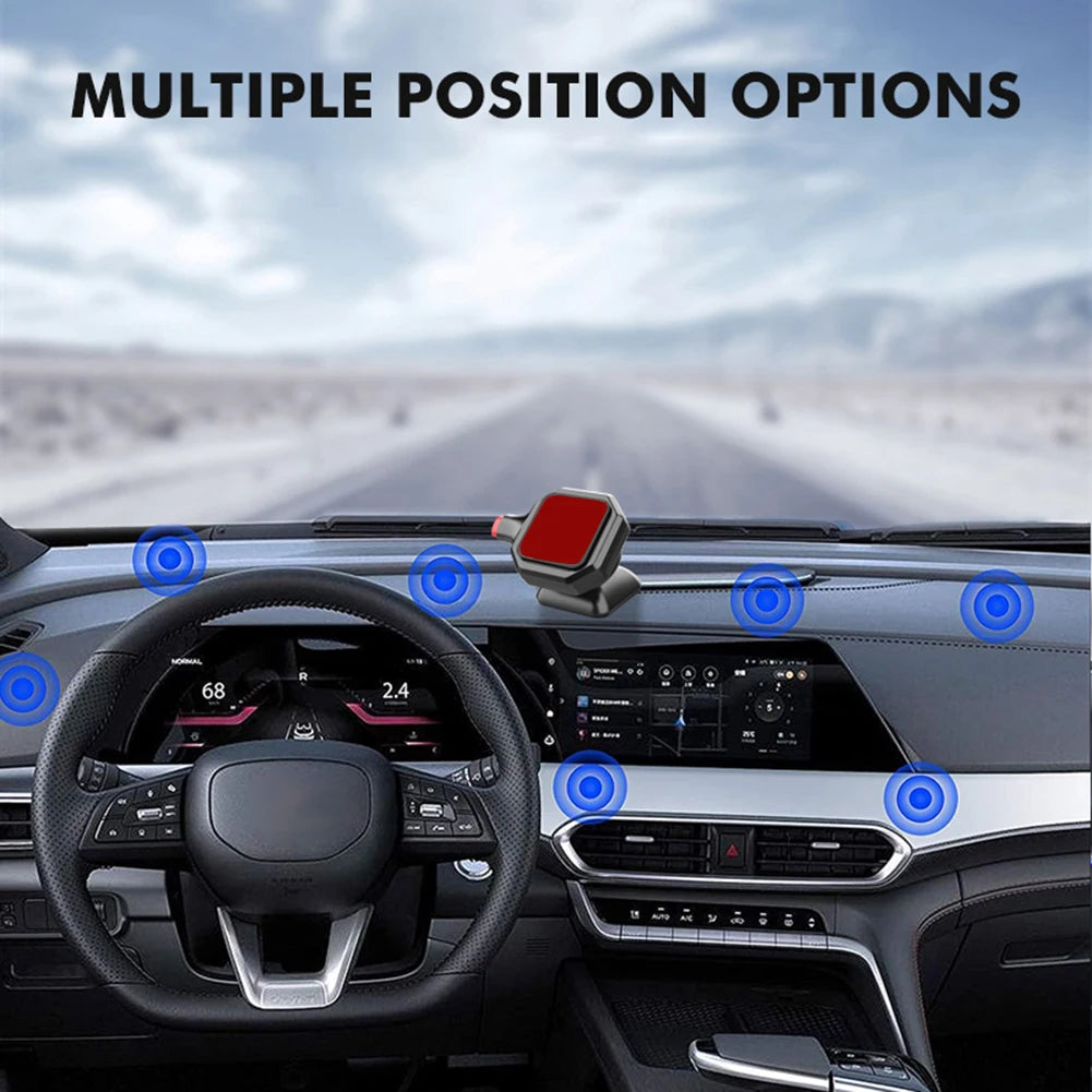 Car Phone Holder Quick Install Adhesive Dashboard Mount Clip GPS