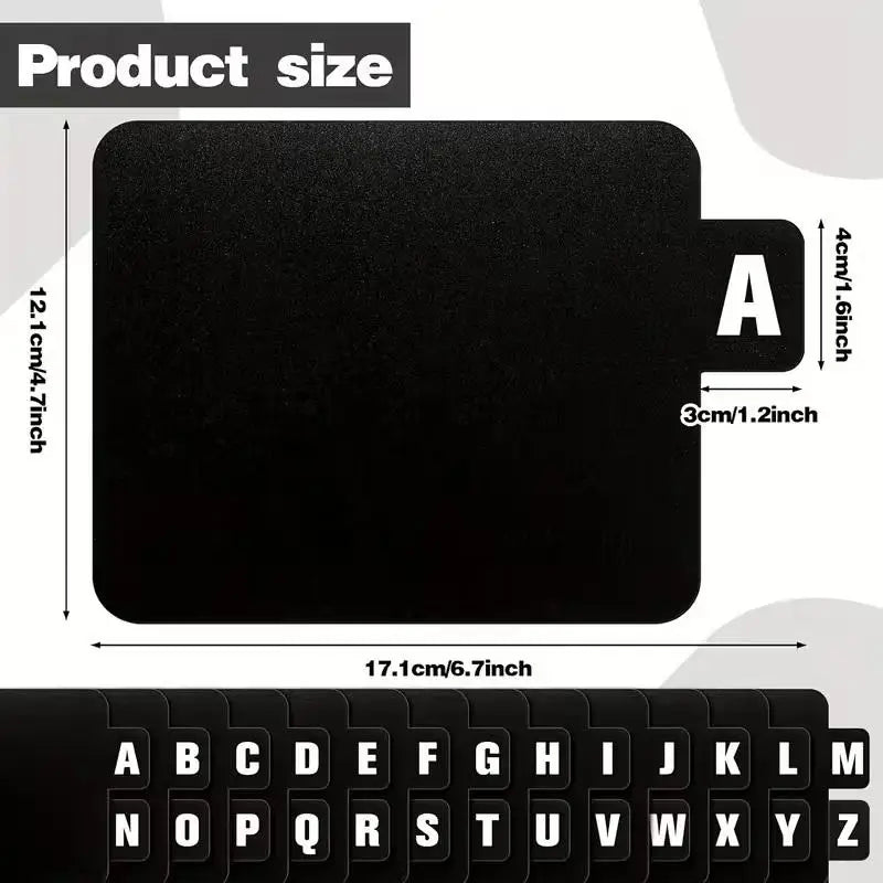 Space-saving CD DVD Vinyl Record Organizer Dividers A-z Alphabet File