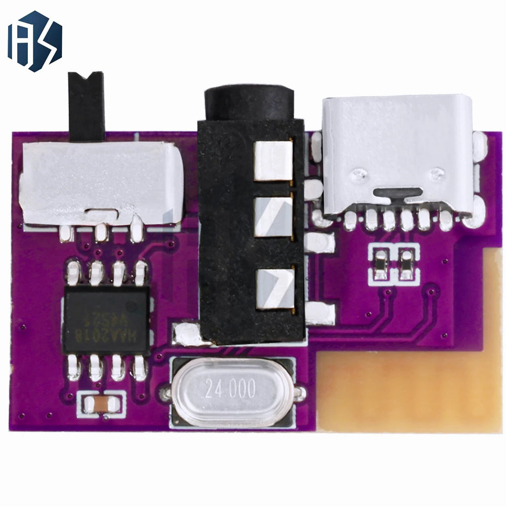 DC 3.5V-5V 5W Bluetooth 5.4 Mono Amplifier Decoder Board MP3 Player TWS 3.5mm AUX Module Receiver DIY Handmade Speaker Zpaxo
