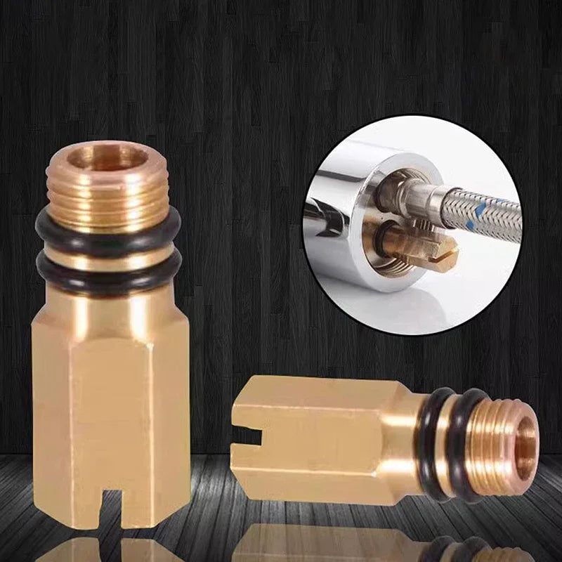 1 Faucet Inlet Plug M10 Cold Water Kitchen Fixture Flexible Pipe End Zpaxo