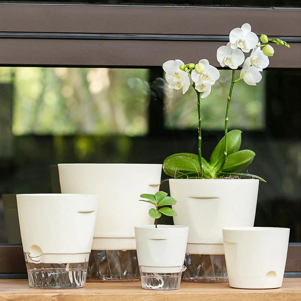 Self Watering Pots 5 Grow Box Nursery Water Level Indicator Indoor