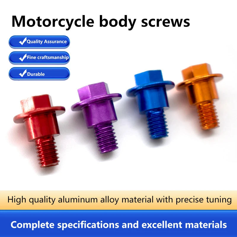 M6 12 Screw Bolts KT SX SXF Motorcycle Fork Guard Compatible YZ WR TC Zpaxo