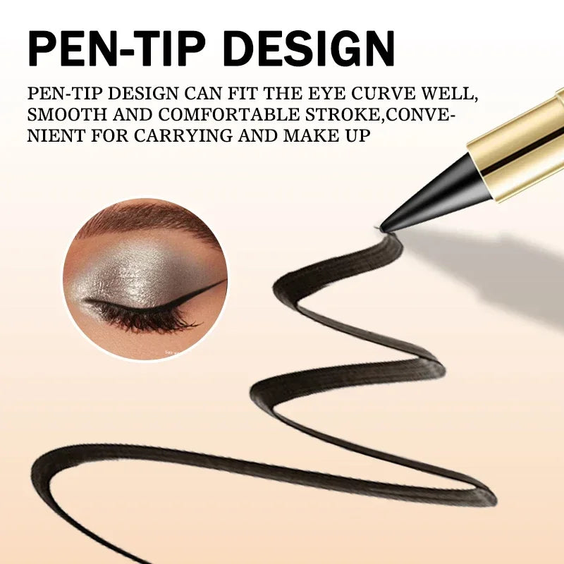 Waterproof Matte Eyeliner Gel Fast Drying Smudge Proof Long Lasting Zpaxo