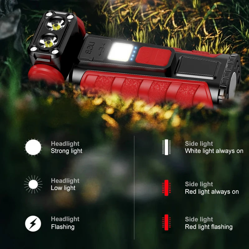 Robot Lighting Work Light Multi Level Adjustment Rechargeable