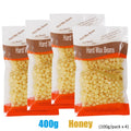 1000g/500g/400g Wax Bean For Hair Removal Fast Painless Body Bikini Leg Arm Hair Remove Hard Wax Beans For Wax Heater Machin Zpaxo 400g-Honey