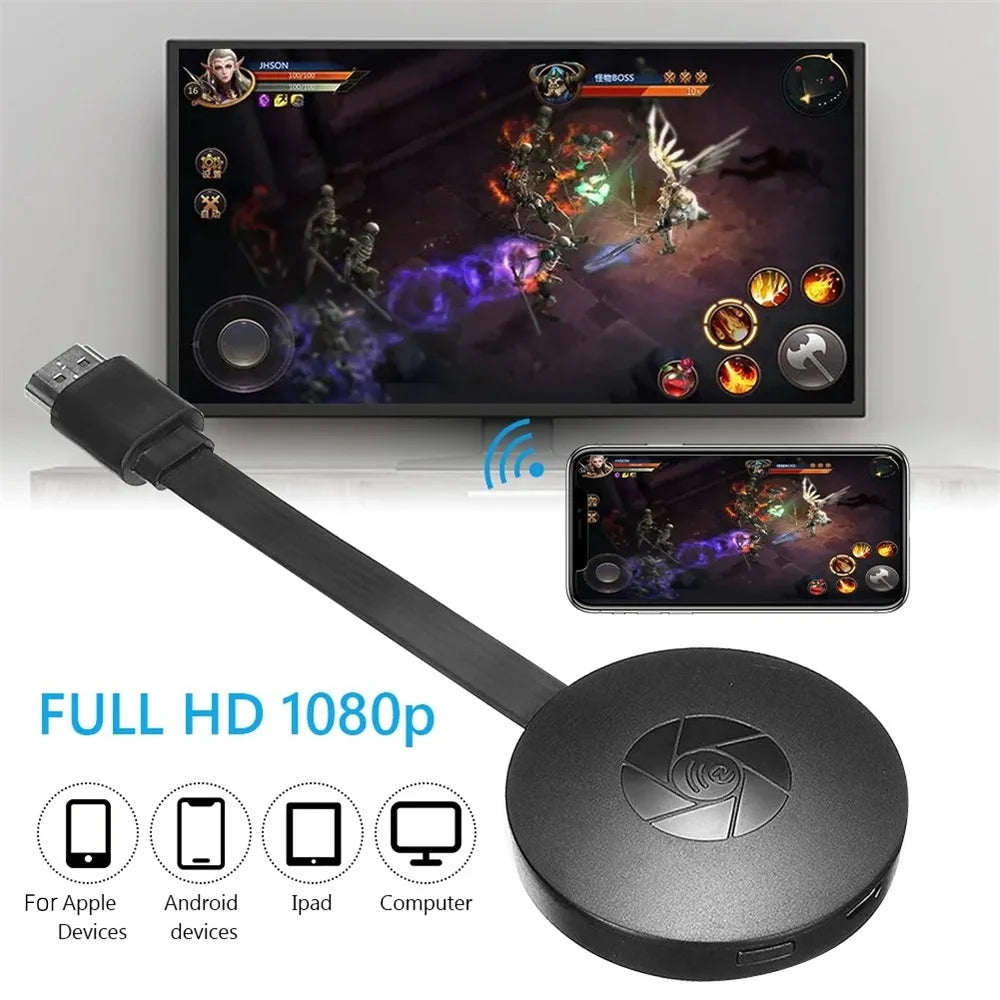 1080P Miracast HDMI Dongle – Wireless Screen Mirror iOS Android Wireless Display Dongle Zpaxo